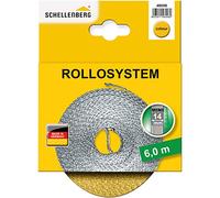 Schellenberg 46006 Mini Roller Shutter Belt 14 mm x 6.0 m System, Yellow | Number 1x, 6,0 Meter