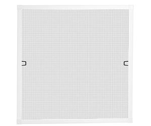 Schellenberg 70032 Plus Insect Protection Window Fly Screen with Frame - 130 x 150 cm, White Color, 1 Piece