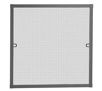 Schellenberg 70033 Insect Screen Window Fly Screen with Frame 130 x 150 cm Charcoal