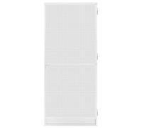 Schellenberg 70093 Fly Screen Balcony Door, Insect Protection Door, Premium Aluminium Frame, Fibreglass Fabric, 100 x 215 cm, White