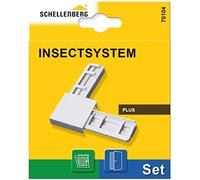 Schellenberg 70104 Corner Connector Set Plus for Insect Screen Windows and Insect Protection Doors, White, 4 Corner Connectors