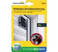 Schellenberg 16000 Rolladen-Schiebesicherung Rolladensicherung gegen Hochschieben 2 Pieces (1 Pair), Charcoal