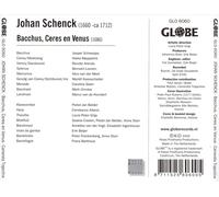 SCHENCK: BACCHUS, CERES EN VENUS NEW CD