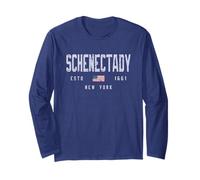 Schenectady New York Field/Schenectady NY Long Sleeve T-Shirt