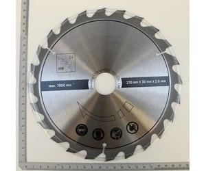 Scheppach 3901208701 Circular Saw Blade Ø 210 x 30 x 2.6 x 1.6 mm / 24 Teeth