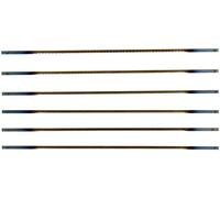 Scheppach 88000011 Jigsaw Blade 135 x 2 x 0.25 mm, 25 T, Pack of 6, for Wood and Plastics