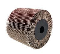 Scheppach Brush for MRS1300 Universal Sander Polisher Grinder Satin Machine | 120 x 100mm | Cotton, Brass Wire, Silicon Carbide, Plastic, Sanding, Abrasive Nylon, Metal (Abrasive Flap Brush)