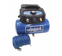 Scheppach Air Compressor HC06 with Hose 6L 9.7kg Oil-Free Air Tool