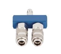 Scheppach Air Compressor Line Splitter / Distributor - Quick Coupling Euro 1/4" Bsp Connector