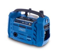 Scheppach Airforce 6 Portable Cordless Air Compressor, 20V, 10.3 Bar, Hybrid 230V/12V, USB-A & USB-C, IXES Series