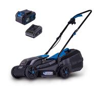 Scheppach Bc-Mp320-X Cordless Lawn Mower, 20V, 32Cm, 30L Grass Bag, Battery & Charger