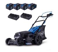 Scheppach Bc-Mp470-X Cordless Lawn Mower, 40V, 47Cm, Vario Drive, 75L Grass Bag