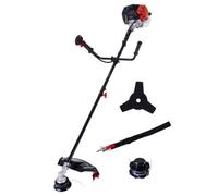 Scheppach Bch3300Pb 2-In-1 Petrol Brushcutter Strimmer, 32.6Cc, 2-Stroke, Anti-Vibration, Adjustable Bike Handle & Shoulder Strap