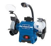 Scheppach BG150 Bench Grinder | 370W | 150mm Grinding Wheels | K36 & K60 | LED Work Light