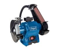 Scheppach Bgs700 Grinder Belt Sander, 370W Induction Motor, 150mm Wheel, Led Light