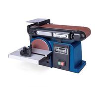 Scheppach Bts800 Belt & Disc Sander, 370W, 150mm Disc, 762X25.4mm Belt, Tilting Table