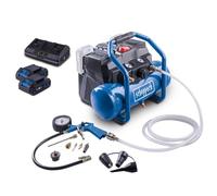 Scheppach C-ACT160/6-X Cordless Air Compressor | 6L | 8 Bar | Oil-Free | Pump & Accessory Set | 40V Bare Tool