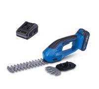 Scheppach C-Htgs200-X Cordless Grass & Shrub Shears, 20V, 2-In-1, 90mm/200mm Blades, Battery & Charger