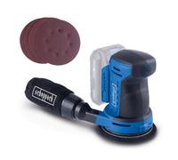 Scheppach C-Obs125-X Cordless Random Orbital Sander, 20V, 125mm, Variable Speed, Tool Only - Bare Unit