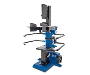 Scheppach Compact 8T Vertical Electric Log Splitter, 3150W Hydraulic Wood Splitter for Firewood, 7.95 Tonne Force, 1070mm Log Capacity, Two-Hand Safety and Transport Wheels