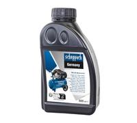 Scheppach Compressor Oil SAE 5W-40, 500ml, Low-Viscosity Lubricant, Universal Air Compressor Oil, High Wear Protection