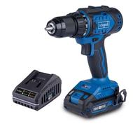 Scheppach Cordless Drill BC-DD60-X | 60Nm | Keyless Drill Chuck 1.5-13 mm | Torque Levels 25+1 | LED & Belt Clip | 20V-IXES Series | Cordless Screwdriver with 2Ah Battery & Charger