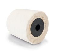 Scheppach Brush for MRS1300 Universal Sander Polisher Grinder Satin Machine | 120 x 100mm | Cotton, Brass Wire, Silicon Carbide, Plastic, Sanding, Abrasive Nylon, Metal (Cotton Brush)