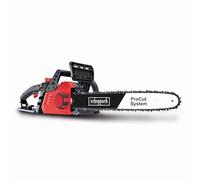 Scheppach CSE2600 Electric Chainsaw, 2400W Corded Chain Saw, 18in ProCut Bar, 44cm Cutting Capacity, 15m/s Chain Speed, Tool-Free Tensioning and Automatic Lubrication for Logs, Firewood and Gardens