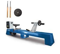 Scheppach DM1100T Lathe Turning Machine Lathe 4 Speeds 400 W Workpieces up to 1000 mm Length / Diameter 350 mm M18 Thread Including 4-Point Grain Tip, Face Plate and Two Lathe Irons