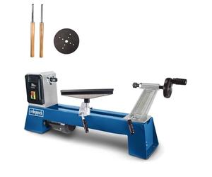 Scheppach DM500T Wood Lathe | 400W | 4 Speeds 890-2600rpm| 500mm Length | M18 Spindle | Solid Steel Base