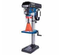 Scheppach DP19VARIO Bench Pillar Drill, 550W Variable Speed Drill Press with Digital Display, Laser, 13mm Keyless Chuck, 60mm Stroke and Tilting Table for Wood and Metal