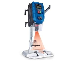 Scheppach DP60 Bench Pillar Drill | 710W | 2-Speed Gearbox Digital Speed Display | Laser & LED Light | 13mm Chuck | Quick Clamp