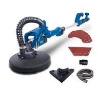 Scheppach DS930 Wall & Ceiling Sander | 710W | 215mm Round & Triangular Heads | Inc. 24 Sanding Set + 4m Hose