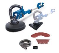 Scheppach Ds930 Wall & Ceiling Sander, 710W, 8" 215mm Round & Triangular Heads, 1200-7500Rpm Variable Speed & 4M Hose