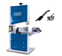 Scheppach HBS25 Bandsaw | 350W | 80mm Cut Height | Tilting Table | Double Clamped Fence | Inc. Mitre Gauge & Push Stick