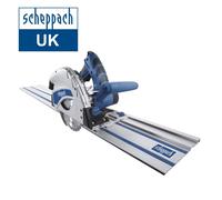 Scheppach High-Performance Plunge Saw | 1200W, 55mm Depth, Guide Rails Included