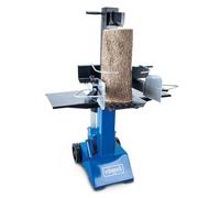 Scheppach HL810 Vertical Electric Log Splitter, 3000W Hydraulic Wood Splitter for Firewood, 8 Tonne Force, 550mm Log Length, 300mm Diameter, Two-Hand Safety and Transport Wheels