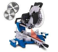 Scheppach 2000W Electric Sliding Double Bevel Mitre Saw (305mm Blade) | HM140L