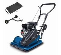Scheppach HP2300S Wacker Plate Compactor | 54 x 42cm Plate | 5.6hp Petrol | 23,000N Force | 35cm Depth | Inc. Wheels & Rubber Mat