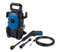 Scheppach Hpc1400 Pressure Washer, 1400W, 110 Bar, 390L/min Flow Rate, 3M Hose & Accessories