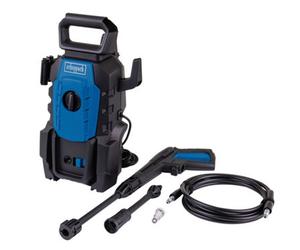 Scheppach Hpc1400 Pressure Washer, 1400W, 110 Bar, 390L/min Flow Rate, 3M Hose & Accessories