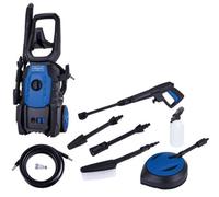 Scheppach Hpc1600-Kit Pressure Washer, 1600W, 135 Bar, 420L/h Flow Rate, 5M Hose, Quick-Connect & Accessories