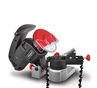Scheppach KS1200 Chain Sharpener | Adjustable Grinding Head | Compatible with All Saw Chains | Extra-Large Spark Screen for Safe Operation