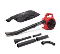 Scheppach LBH2600P Petrol Leaf Vacuum/Blower | 2-in-1 Blower & Vacuum | 1 HP 25.4 cc Engine | 260 km/h Air Speed | 50L Collection Bag | Shredder Function