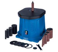Scheppach Osm100 Spindle Sander, Oscillating Woodworking Bobbin Sander, 450W 2000Rpm, 16mm Stroke, 6X12.7mm Sanding Sleeves