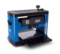 Scheppach PLM1800 Thicknesser Planer for Wood, 1500W, 330x152mm Capacity | Electric planer designed as a thicknesser with up to 2.8mm cut per pass, automatic feed, fold-out tables and return rollers