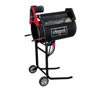 Scheppach RS350 Rotating Soil Sieve, Soil, Compost & Sand Screener, Adjustable Drum, 10mm & 20mm Mesh, Portable with Wheels