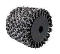 Scheppach Twisted Metal Wire Brush For Mrs1300 Sander Polisher Grinder, 120X100mm, Metal Wire, Silicon Carbide, Plastic & Nylon