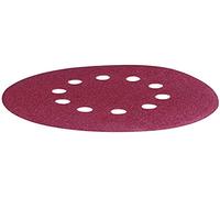 Scheppach Wall & Ceiling Sander Sanding Discs (Pack of 10) | Grit 120 | 215 Diameter Disc | for DS920 - DS930 - DS210 - DS200 | Velcro Sandpaper Set | Round | Perforated for Extraction | Wall Sander