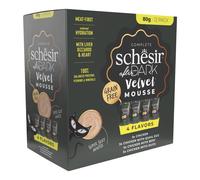 Schesir After Dark Velvet Adult Cat Food Variety Pack - 12 x 80g